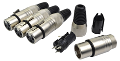 XLR Female 3 Pin Connectors Pack of  